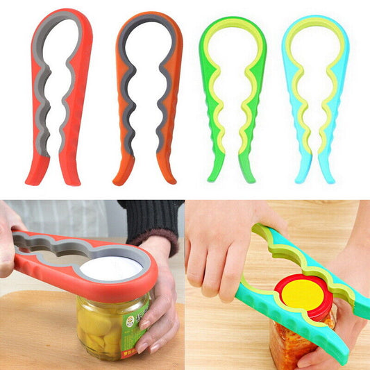 Lid Jar Opener Bottle Screw Cap Opener Multiple Sizes grip Smart Kitchen Tool