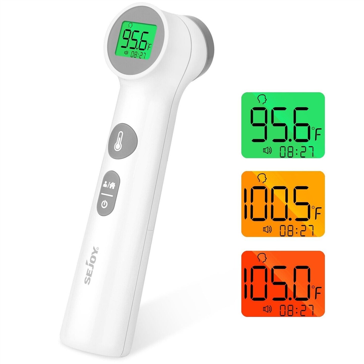 Digital LCD Infared Thermometer Gun Non Contact Forehead Ear Body Temperature