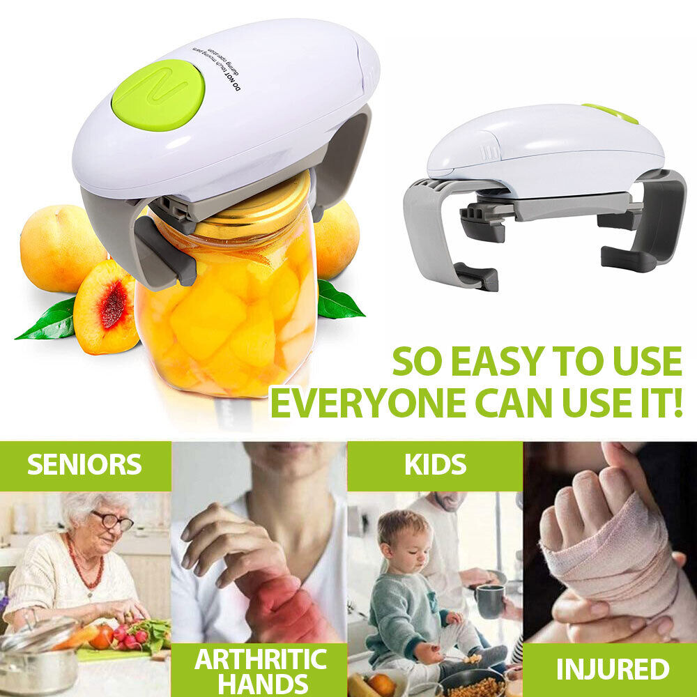 One Touch Automatic Electric Jar Lid Opener