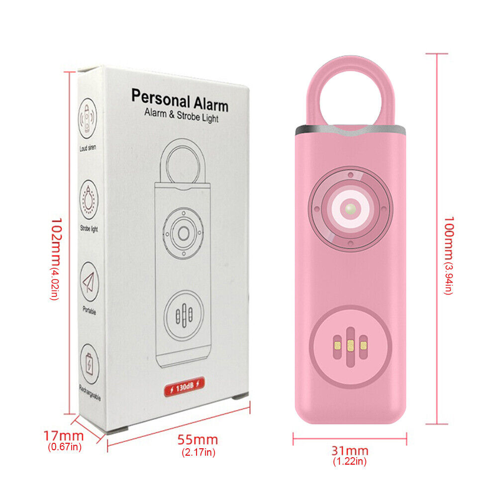 Personal Safety Alarm 130dB Loud Personal Siren Whistle for Women