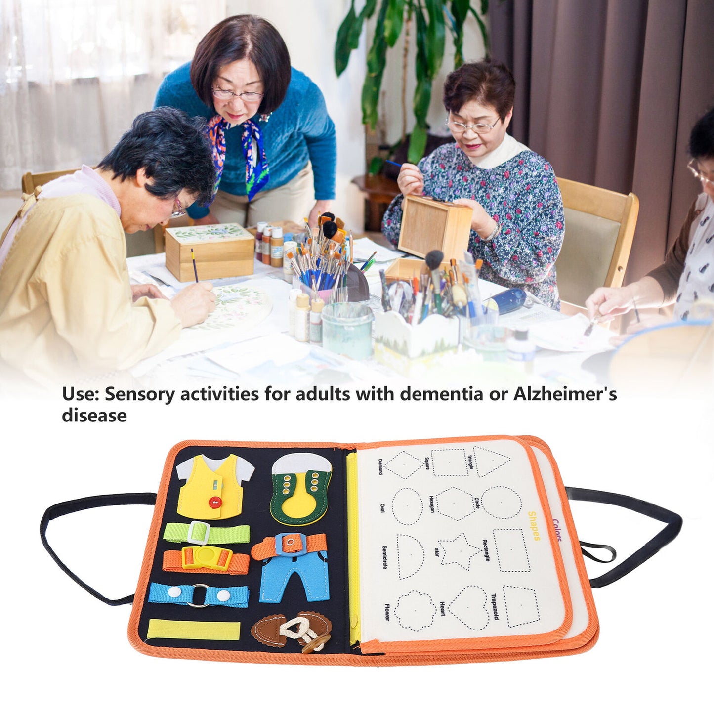 Anxiety Relief Dementia Activities Blanket