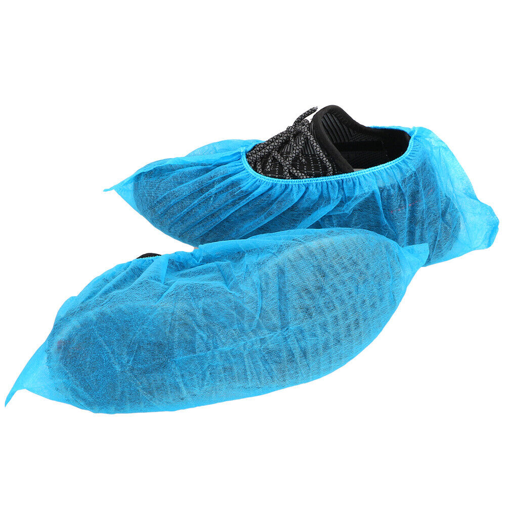 50 pcs Disposable Non-woven Shoe Cover Anti Slip Cleaning Overshoes Boot Covers