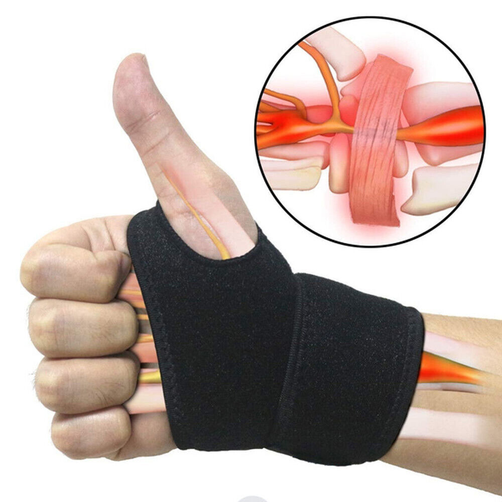 Pain Relief Wrist Support Splint Brace Protection Strap Carpel Tunnel ForCTS RSI