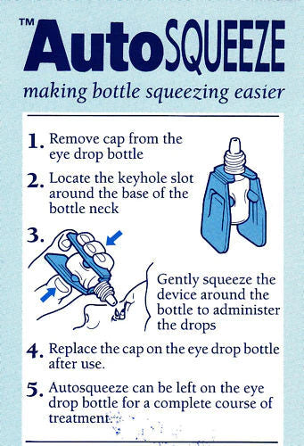 Autosqueeze Eye Drop Bottle Squeezer NDIS and Aged Care